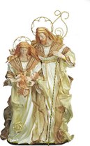 Kerstversiering DKD Home Decor Wit Gouden (48 x 28 x 90 cm)