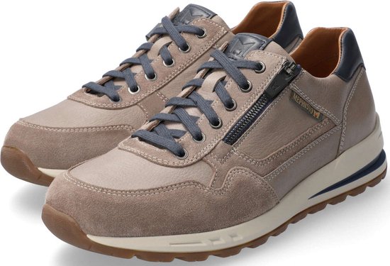Sneaker Mephisto BRADLEY pour hommes - Gris chaud - taille 38,5