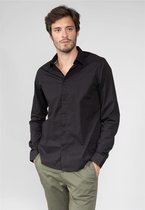 DEELUXE Effen katoenen overhemd HECHO Black