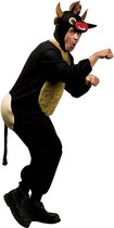 Widmann - Koe & Stier Kostuum - Grappige Stier XL Kostuum Man - Zwart - XL - Carnavalskleding - Verkleedkleding