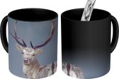 Magische Mok - Foto op Warmte Mok - Hert - Bos - Heide - 350 ML