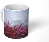 Mok - Bloemen in de mist - 350 ML - Beker