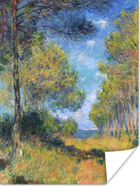 Poster Pad bij Varengeville - Schilderij van Claude Monet - 30x40 cm