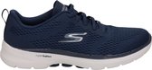 Skechers Go Walk 6 dames sneaker - Blauw - Maat 38