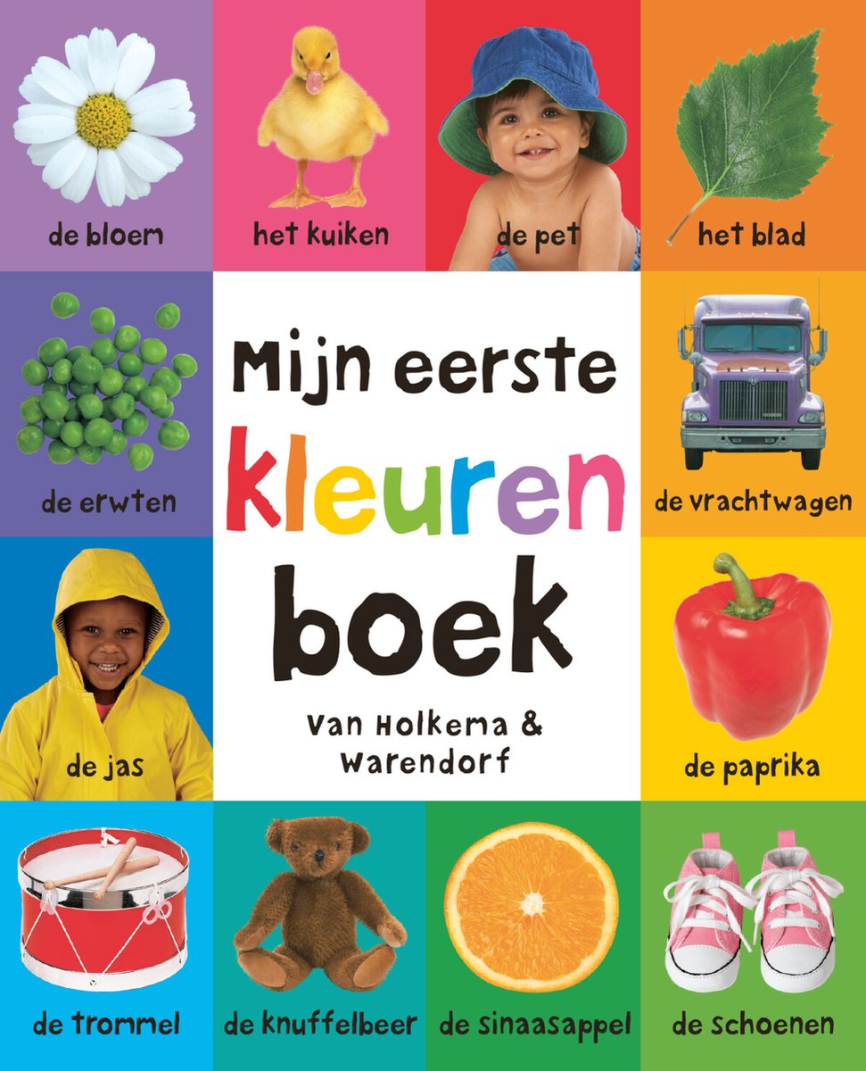Omslag van Mijn eerste 100 - Mijn eerste kleuren boek