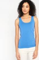 LOLALIZA Tank top - Blauw - Maat XL