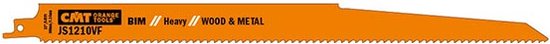 CMT JS1210VF-5 Bi-metaal reciprozaagblad 300 x 1,6 mm. 5-8tpi (hout met spijkers, plaatmateriaal, uitzagen houten wand, glasvezel/epoxy)