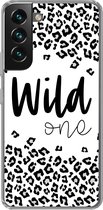 Coque Samsung Galaxy S22 Plus - Citations - Léopard - Sauvage - Siliconen