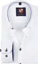 Suitable - Overhemd Wit 188-1 - 40 - Heren - Slim-fit