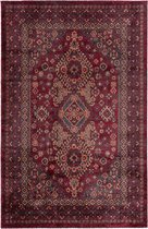 Flycarpets Nero Vloerkleed - 120x170 cm - Rood - Polypropyleen - Voor binnen - Klassiek - Rechthoek