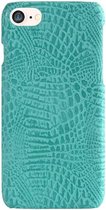 Backcover Slangenprint Fashion Hoesje iPhone 8 Mintgroen - Telefoonhoesje - Smartphonehoesje - Zonder Screen Protector