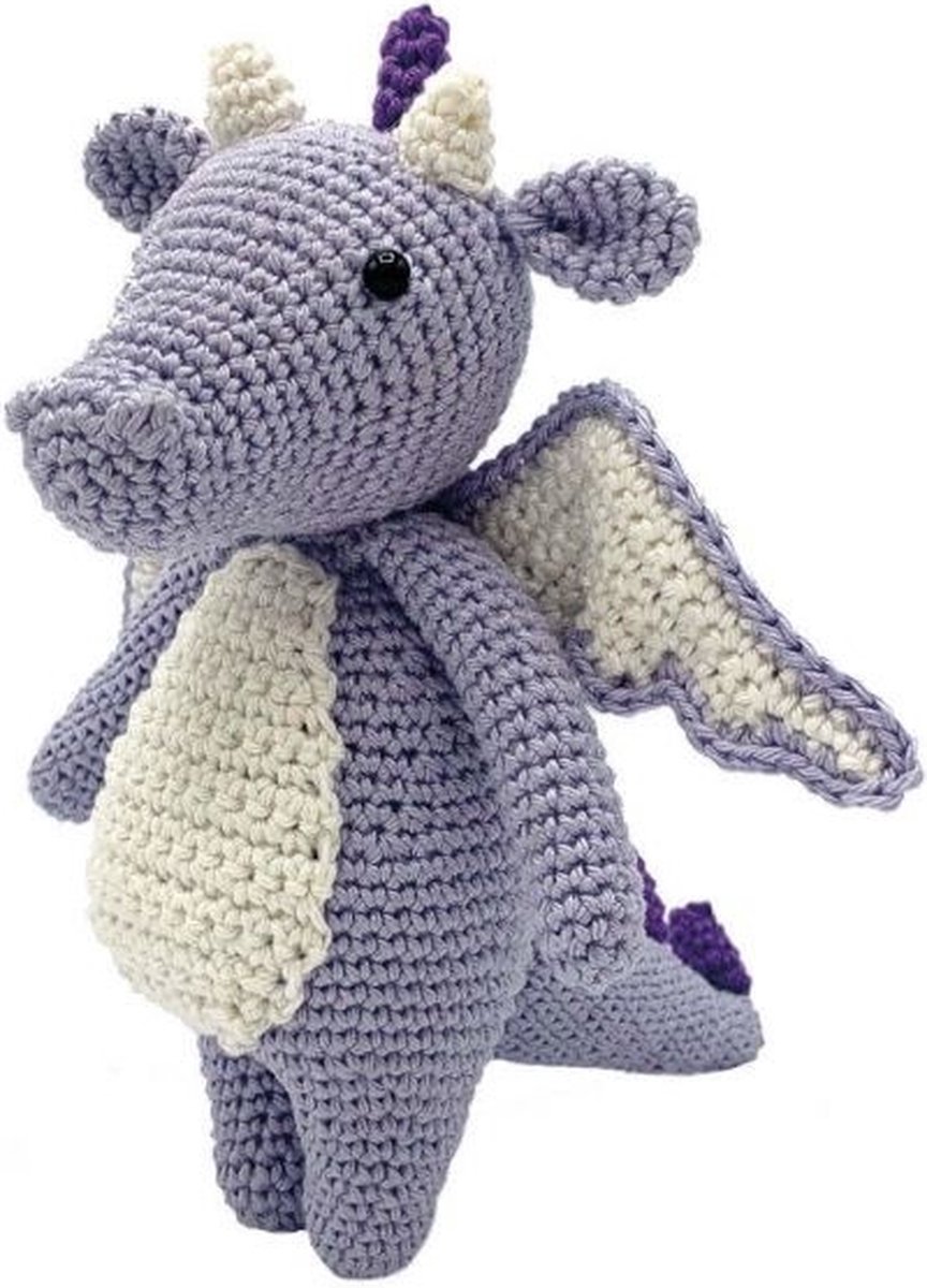 Hardicraft Syl Dragon Haakpakket - Haken - DIY - Voor Volwassenen - Knuffels - Haakpakketten — afbeelding 3