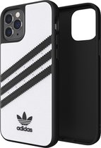 adidas Moulded Case PU PC en TPU logo hoesje voor iPhone 12 Pro Max - wit