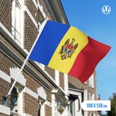 Vlag Moldavie 100x150cm - Spunpoly