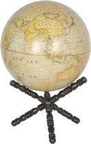 Wereldbol Decoratie 30*30*50 cm Beige, Geel Metaal, Kunststof Rond Wereld Globe Aardbol