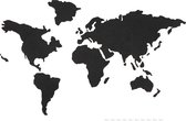 Navaris tableau d'affichage en liège carte du monde - 102x50,3cm tableau d'affichage carte du monde en liège - motif mur en liège - tableau d'affichage en liège pour chambre d'enfant - 10 épingles incluses