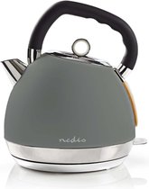 Nedis KAWK520EGY Waterkoker 1,8L 2200W Soft-Touch Grijs