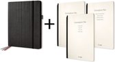 Sigel SI-CF132 Conceptum Flex Business Organiser A4 Zwart/Kunstleer + 3 Schriften