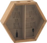 Kastje | hout | naturel | 35x11x (h)30 cm
