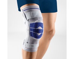 Bauerfeind GenuTrain S Pro Kniebrace - Instelbare Scharnieren - Kniebandage - Knie Support - Maat S - Zwart