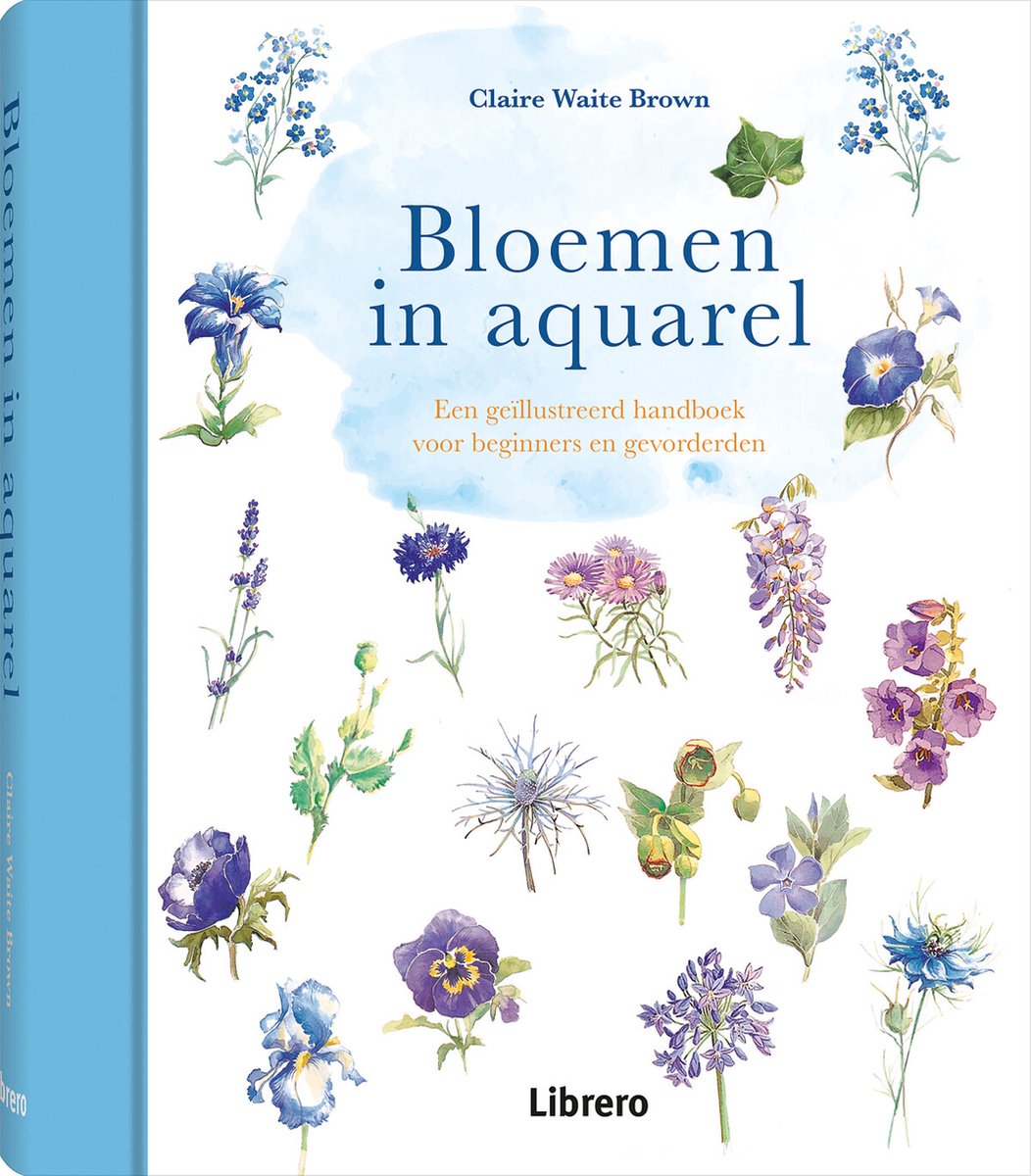 Bloemen in Aquarel - Claire Waite Brown