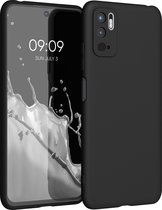 kwmobile telefoonhoesje geschikt voor Xiaomi Redmi Note 10 5G - Hoesje voor smartphone - Back cover in mat zwart