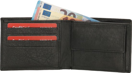 Portefeuille Businessme - Hommes - Cuir - Noir