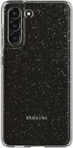 Spigen - Samsung Galaxy S21 FE - Liquid Crystal Glitter Hoesje - Transparant