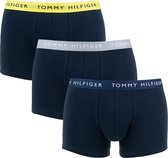 Tommy Hilfiger 3P trunks basic logotaille combi blauw 0S1 - S