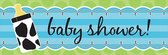 banner baby shower, jongen, Kindercrea