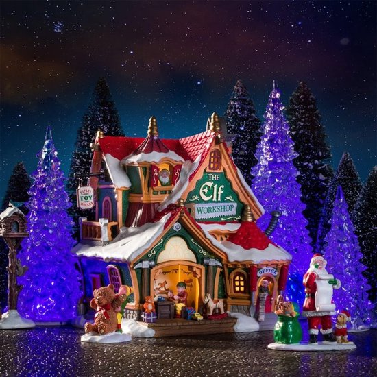 Clear Light Evergreen Tree, Large, B/O (4.5V) - Your Christmas Warehouse