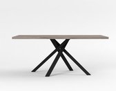 Eettafel - Grijs decor - SNAPP - L 180 x D 100 x H 75 cm