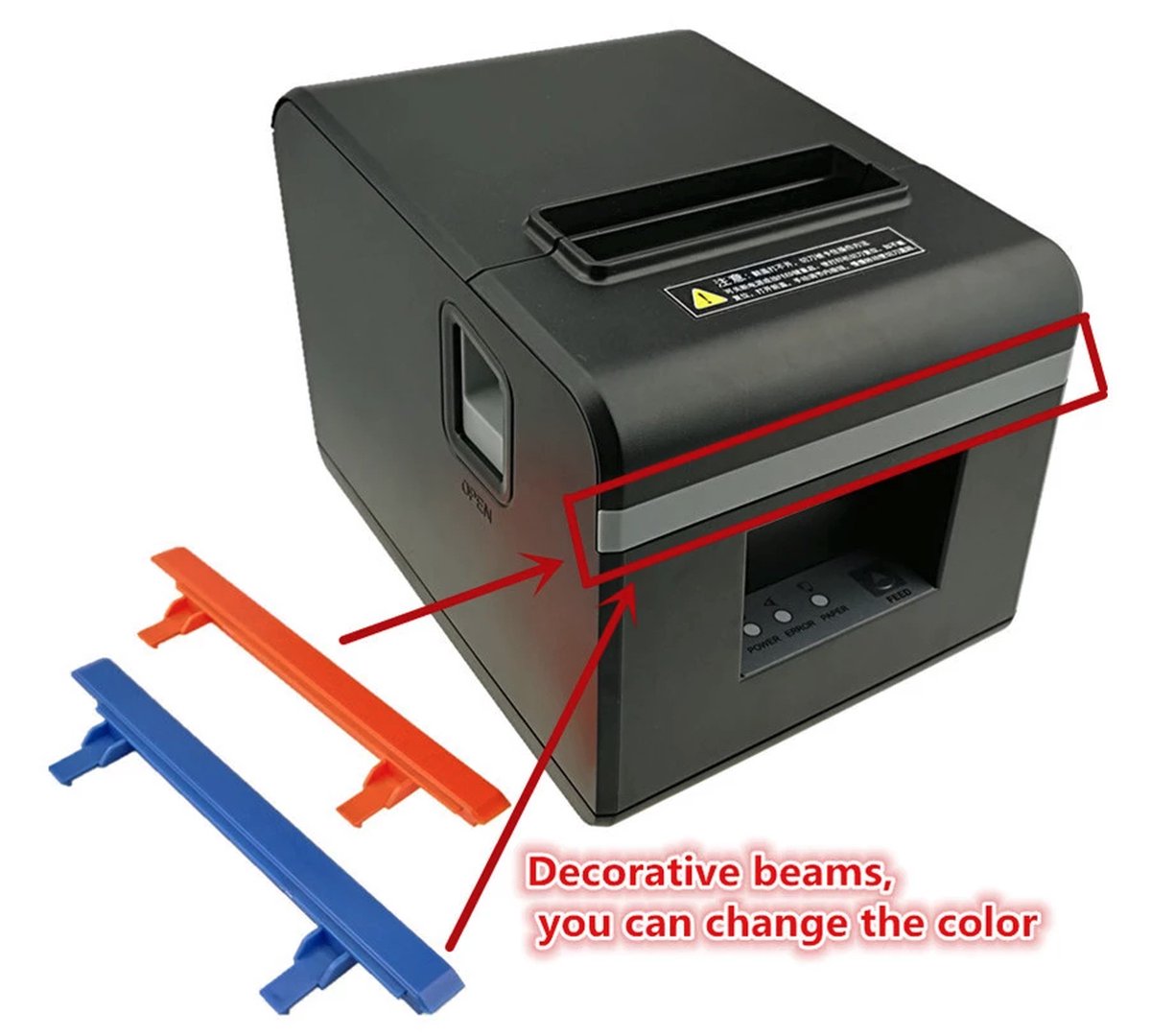Imprimantes Thermiques De Reçus De Point De Vente,imprimante De Factures  Bluetooth Avec Découpe Automatique