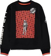 Disney Star Wars - The Mandalorian Boba Fett - Bounty Hunter Sweater/trui kinderen - Kids 122 - Zwart