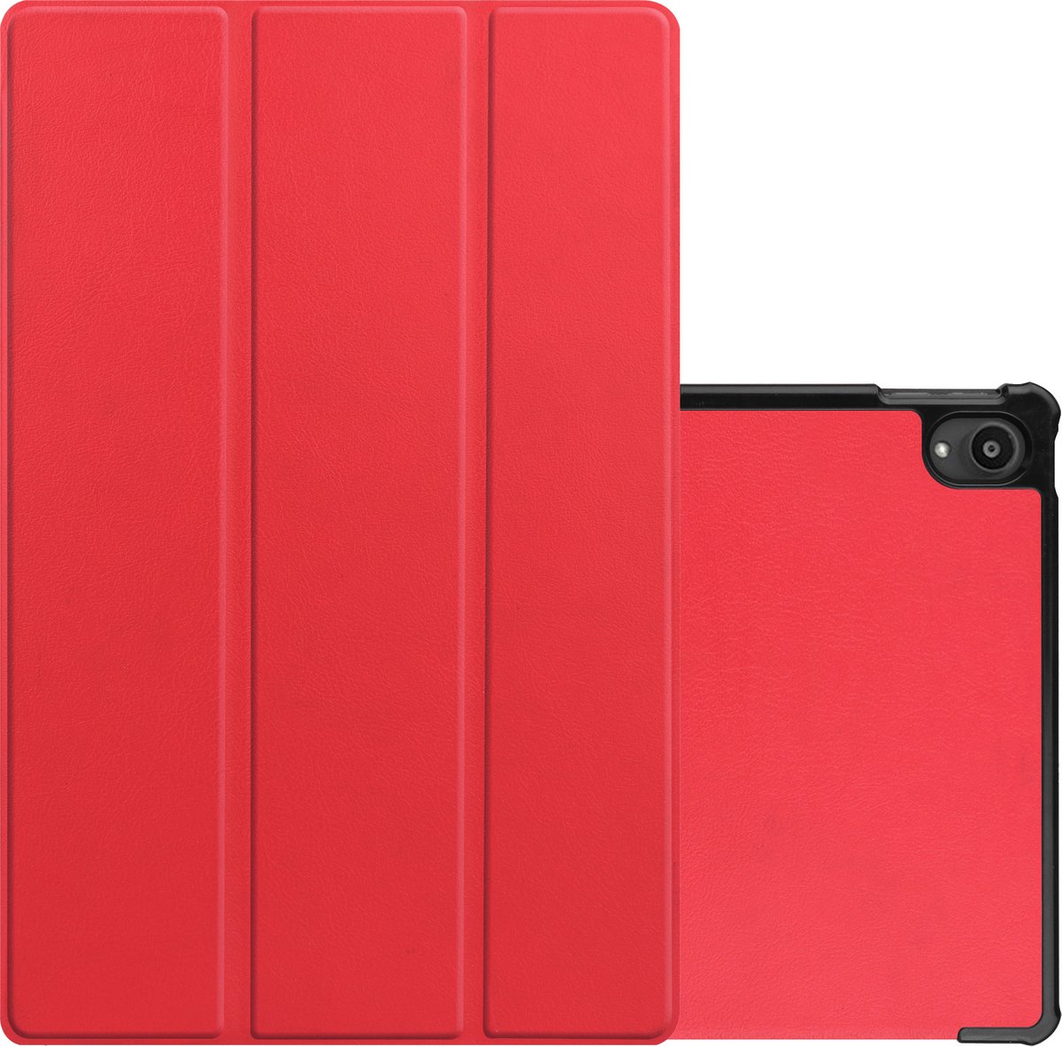 Hoesje Geschikt voor Lenovo Tab P11 Hoesje Case Hard Cover Hoes Book Case - Rood