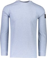 Calvin Klein T-shirt Blauw Normaal - Maat S - Heren - Lente/Zomer Collectie - Katoen