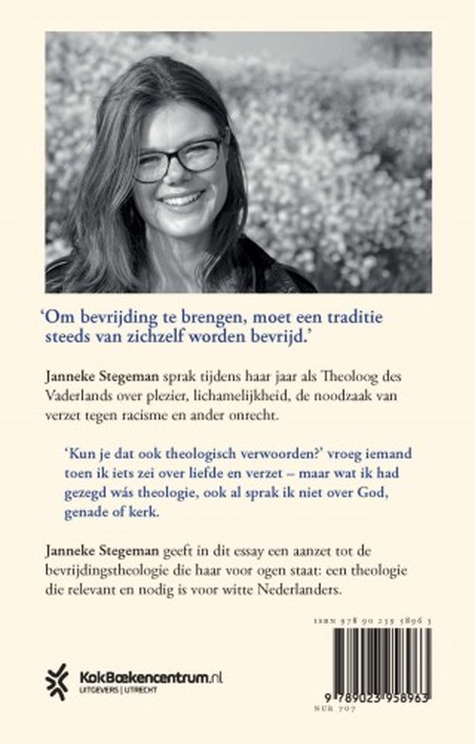 Janneke Stegeman spreekt tijdens haar jaar als Theoloog des Vaderlands over bevrijdingstheologie.