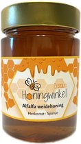 Honingwinkel - Premium alfalfa weidehoning Spanje 450g Honingwinkel ( - 450g - Spanje - Honing Vloeibaar - Honingpot