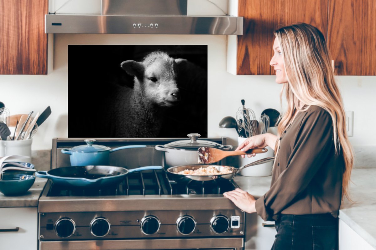 Keuken spatscherm Sodacans - Kunst in je keuken