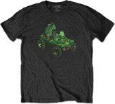 Gorillaz Heren Tshirt -XL- Group Green Geep Zwart