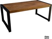 Salontafel industrieel | britt | Mangohout | Mango | naturel | 110 x 60 x 45(h) cm