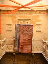 Vintage kantha quilt - quilt deken - katoenen sprei - deken voor op de bank - bedsprei - tafellaken - picknickkleed - plaid - sari uit India