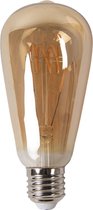 LED Lamp Bruin Glas Rond Gloeilamp LED