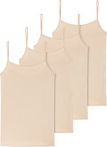 Schiesser Dames spaghettitop 4 pack 95/5 organic cotton