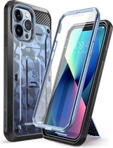 Supcase 360 Backcase hoesje met screenprotector iPhone 13 Pro Max - Camouflage