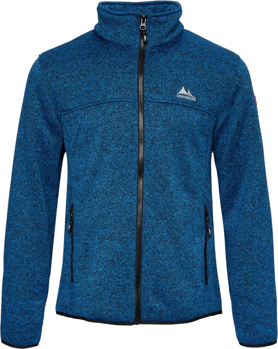 Nordberg Fred Fleece Vest melange Blauw