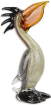 Glazen beeld - pelikaan - Murano Stijl Sculptuur - 28,8 cm hoog