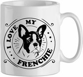 Mok I Love My Frenchie 2.2 | Hond| Cadeau| Cadeau | Beker 31 CL