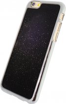 Apple iPhone 6/6s Hoesje - Xccess - Glitter Serie - Hard Kunststof Backcover - Zwart - Hoesje Geschikt Voor Apple iPhone 6/6s