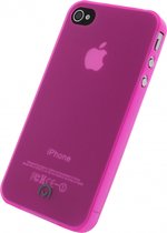 Apple iPhone 4/4s Hoesje - Mobilize - Gelly Serie - TPU Backcover - Neon Fuchsia - Hoesje Geschikt Voor Apple iPhone 4/4s